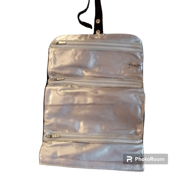 Vintage Christian Dior Roll-up Jewelry Travel Bag - Picture 4 of 6
